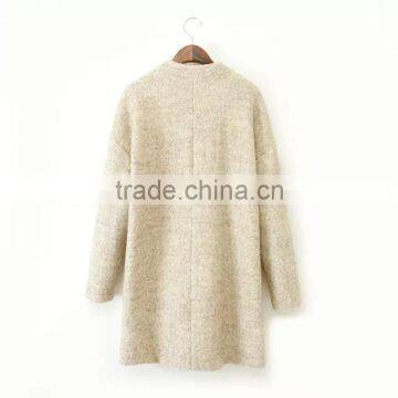 Women's Cashmere Coat New Woolen Coat Woman Jacket Winter Overcoat Solid Clothes Woollen Coat Female Long Outwear photo-2