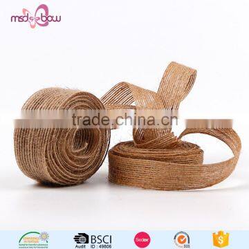 New Design Jute Burlap Ribbon Bows for Christmas Decorative photo-2