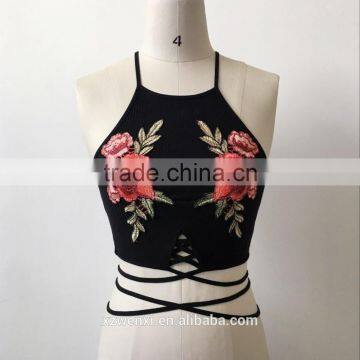 Fitness Crop Tops Ladies Sexy Panty and Bra Sets Tank Top Gym Ladies Cotton Crop Tops photo-5