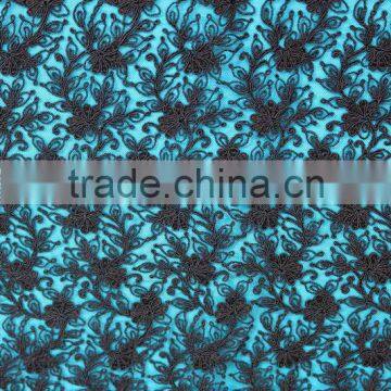 Hot Sale & High Quality Embroidered Cotton Mesh Lace Trim Fabric for Wedding Bridal Sarees With Bottom Price photo-2
