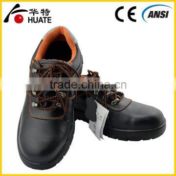 Black Steel Leather Safety Shoe/industry Work Safety Shoe photo-2