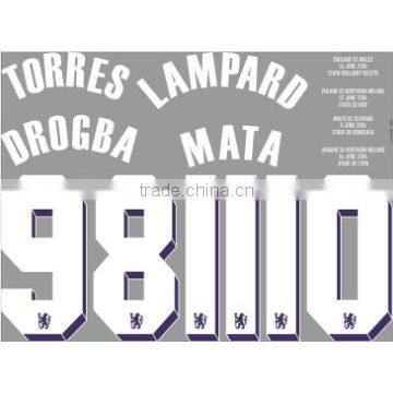 Custom Heat Transfer Sticker Plastisol Heat Transfer Iron on Jersey Number Sheet photo-4