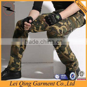 Winter camo mens waterproof track pant