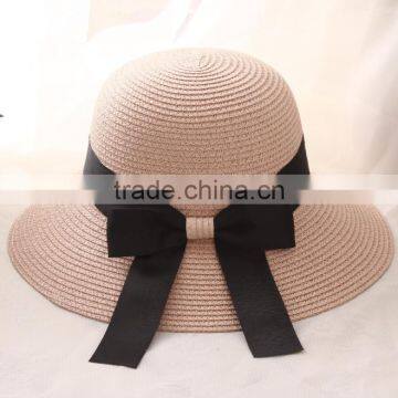 Zm40591b New Fashion Custom Women Hat /beach/sun Visor/ Bowknot Hat photo-4
