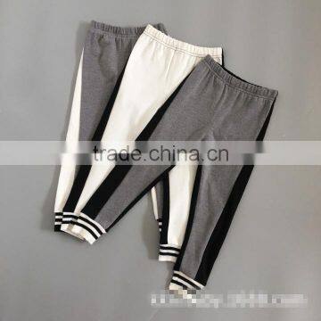 1-7 Years New 2017 Wholesale Autumn Cotton Spliced Boys Girls Pants (pick Size Color) photo-2