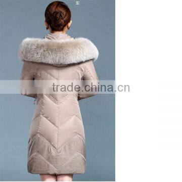 2016 New Fashion Slim Belt Hoody Women Winter Jacket photo-5