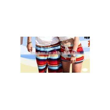 2015 New Arrival Adult Xxx Photos Couple Beach Shorts With Rainbow Printed photo-2