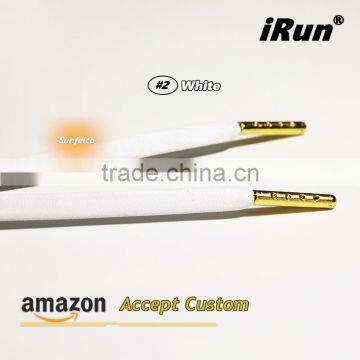 High AAA+ Quality Men's Basketball White Shoes Laces for Casual Sports Sneakers Size - Sheepskin Leather Shoestrings photo-2