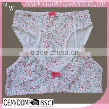 Childrens Underwear Set Girls Top Brief