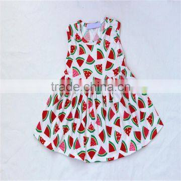 flower girl dresses children summer new style print pearl dress kids dresses