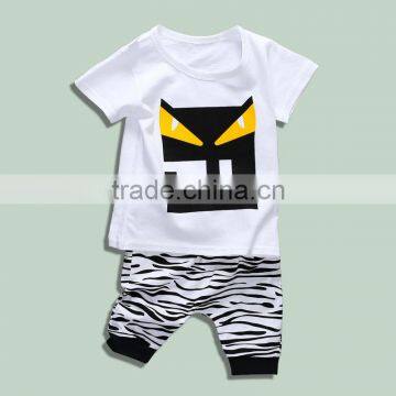 Wholesale Summer Cotton Printing Boys Kids t Shirt With Pants Set photo-6