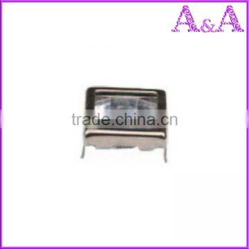 High Quality 100 Sets Silver Tone No Sew Open Ring Snap Press Fastener Metal Buttons photo-2