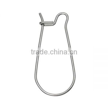 304 Stainless Steel Earring Components Hooks Silver Tone 25mm x 12mm