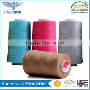 Suitable for high speed sewing 40/2 100% core spun polyester sewing thread