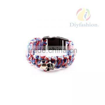 China Supplier Adjustable Stainless Custom In Paracord Bracelet PC6017-5 photo-3