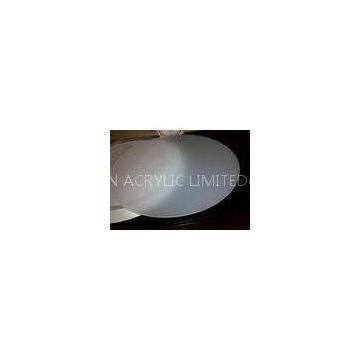 White Round PMMA fluorescent Diffuser Sheet for LED / advertising