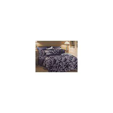 luxury Floral Bedding Sets , Bedroom Sheet Sets With High Yarn Reactive Printing