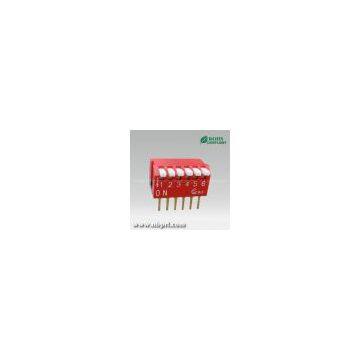 6 position  piano type DIP switch