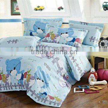 Children's Cartoon Cotton Bedding Set (SDF-2013NCT006-SZXX-BLUE)