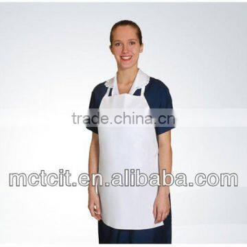 Disposable oilproof kitchen apron in PVC