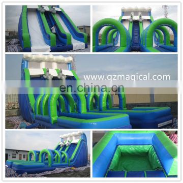 inflatable water slide mini park/kids water game inflatable amusemment slide