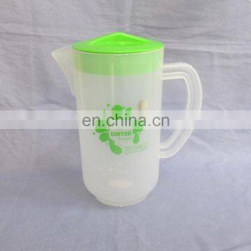 2015 good quality summer round plastic pitcher