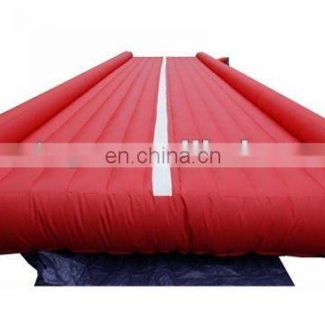 Red+white inflatable air mattress