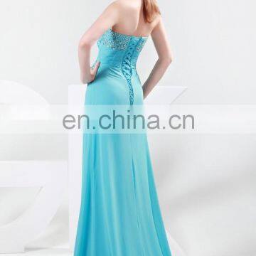 Grace Karin Elegant Off Shoulder Long Chiffon Evening Dress 2015 CL4417 photo-3