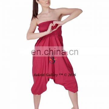 Jumpsuit Harem Pants Aladdin Solid Print Causal Alibaba Elephant Gypsy Dance Yoga Pants Belly Baggy