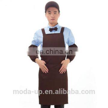 100% cotton vest plain apron for men