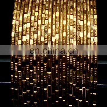 Gold plated bangles, brass jewellery bangle manufacturer