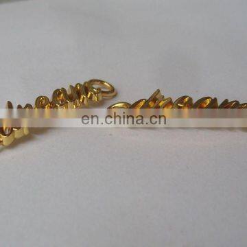 2016 Newly Design Metal Cloth Garment Accessory Metal Brand Label With Low MOQ photo-5