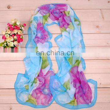Guangzhou Factory Wholesale Cheap Chiffon Scarf photo-3