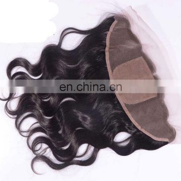 Malaysian human hair ear to ear lace frontal silk base frontal