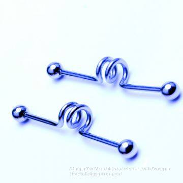 18 Year New Two Circles Ear Scraper Earrings, Foreign Trade Accessories Factory Direct Sales Wholesale Body Piercing photo-4