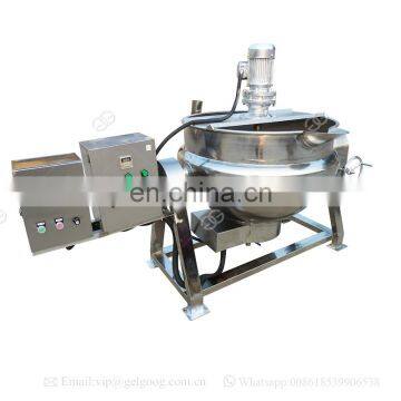 Commercial Electric Jacketed Pot Boiling Pan Cooking Kettle With Agitator