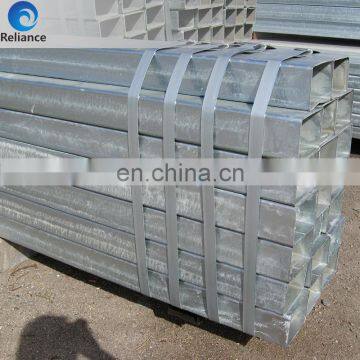 Q235B STEEL PROPERTIES GALVANIZED SQUARE STEEL PIPE