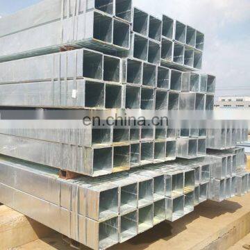 customized hot dipped galvanized square steel pipe