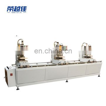 UPVC plastic door and window three-head welding machine