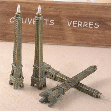 Novelty Resin Eiffel Tower Ballpoint Pen for Promotion Souvenir Gift photo-2