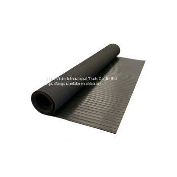 Anti-slip Wide Ribbed Rubber Sheet