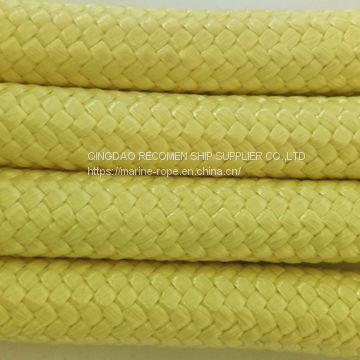 RECOMEN good quality fireproof Braided 12mm  fire retardant aramid rope