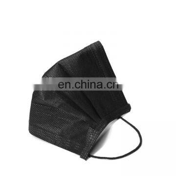 Manufacturer Disposable Face Shield Earloop Facemask Black Medical Facemask photo-4