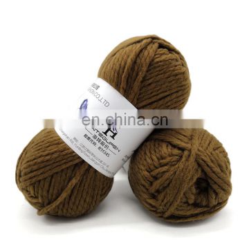 China supplier solid dyed 100% acrylic wool like knitting yarn for hat