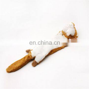 Wholesale Chew Pet Teeth Cleaning Toy no Stuffing Yellow Dog Toy Plush Squirrel photo-3
