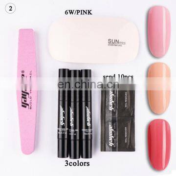 Acrylic Nail Set Uv Gel Nail Starter Kit Lamp