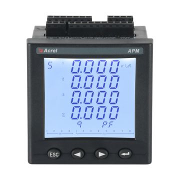 Three Phase Multi Function Electric Power Meter APM800