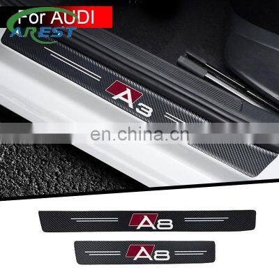 4pcs car sticker door decoration modified protective decoration For A3 A4 A5 A6 A7 A8 Q3 Q5 Q7 Q8 accessories