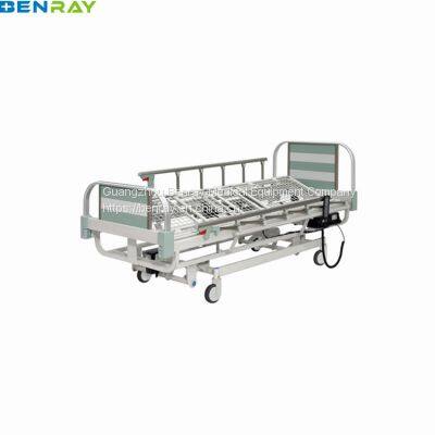Patient Adjustable Control Healthcare High Quality 5-Function Electric Medical Blue Emergency Used Trolley Transfer Hospital Bed photo-2