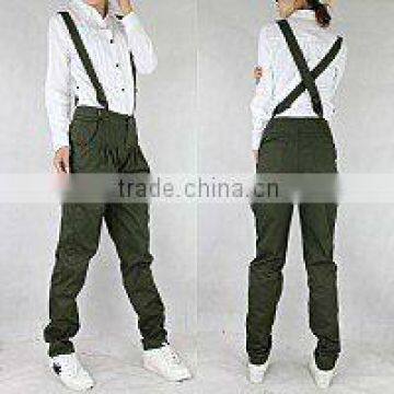 100% cotton flame resistant bib pants